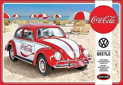 Polar-Lights Volkswagen Beetle Coca-Cola - Snap Tite Plastic Model Vehicle Kit • $26.03