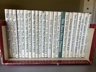 The Tale Of Peter Rabbit By Beatrix Potter Vintage 23 Book Set • $200