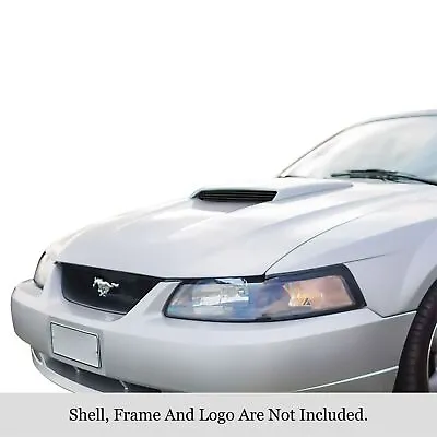 1999-2004 Ford Mustang Gt V8 Hood Scoop Stainless Steel Black Powder Coated F... • $29.78