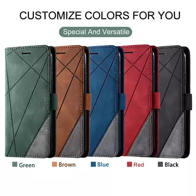 For Samsung Galaxy J3 J4 J5 J6 Plus J7 Prime Case Wallet Leather Magnetic Cover • $12.39