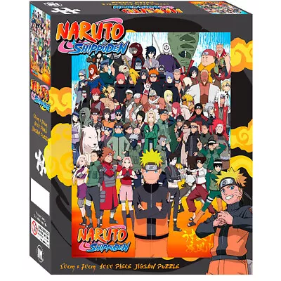 New 1000pc Naruto Shippuden Kids/Childrens Toy Themed Jigsaw Puzzle Set 50x70cm • $15