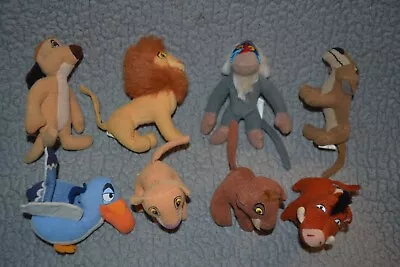 1995 Complete Set (8) DISNEY Lion King SIMBA'S PRIDE II Mini PLUSH Lot McDonalds • $10