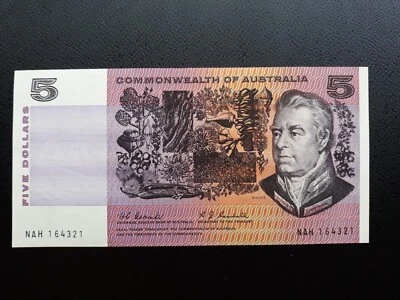 $265 • Buy 1967 R202 Coombs Randall $5 Banknote NAH164321 UNC Cat $375.