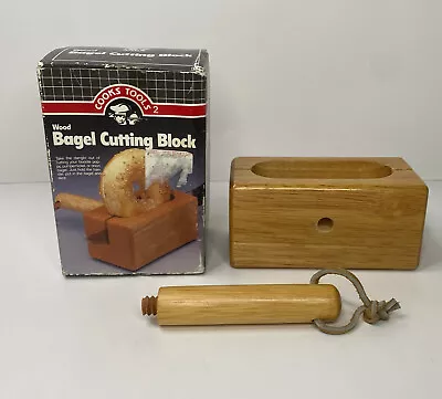 Cooks Tools 2. Vintage Bagel Cutting Block. Great Condition. Item # 36026. 1986 • $25