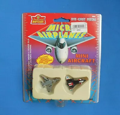 Vintage Imperial Diecast Miniature Military Fighter Airplanes Micro Stealth 1.5  • $22.99