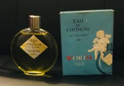 BNIB WORTH Je Reviens Vintage Lalique EDC Eau De Cologne Dab On Splash 57ml • £39.50