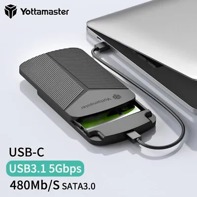 $9.89 • Buy Yottamaster USB 3.0 2.5  Inch SATA External Hard Drive HDD SSD Enclosure Case