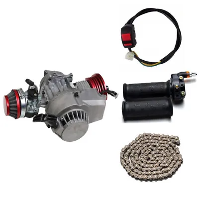 Pull Start Motor Engine FOR 49cc 2-Stroke Pocket Bike Super Bike Chopper • $189.48