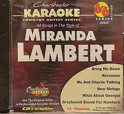 20602 Miranda Lambert   Chartbuster Karaoke Cdg • $9.99