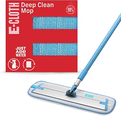 E-Cloth Deep Clean Mop Microfibre Mop For Floor Cleaning Great For Hardwood  • £20.98