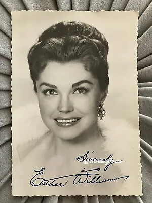 £4.99 • Buy ESTHER WILLIAMS Vintage Postcard 1950s Film Star Actor Reveille Fan Club 0822