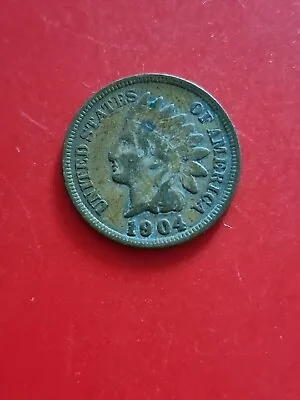 $9 • Buy 1904 USA Indian Head Penny One Cent 