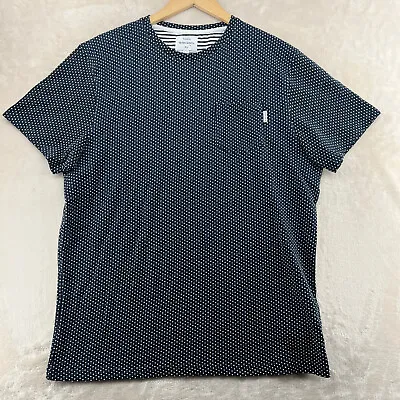 Peter Werth Mens Size M Polka Dot Short Sleeve Crew-Neck T-Shirt • $19.99