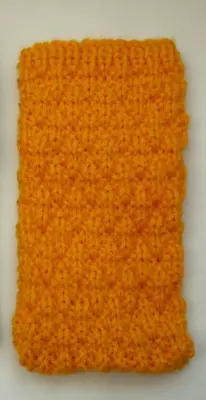  1 X Hand Knitted Mobile Phone Case/Cover/Pouch/Sock Only 99p  Smartphone Size • £0.99