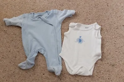Tesco F&F Premature / Early Baby Vest And Babygrow Up To 4lbs • £3.50
