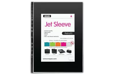 Jet Sleeves - A1 A2 A3 A4 Sizes - Packs Of 5 - Fits All Ring Binders • £8.56