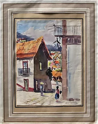 Vintage Cervantes Original Taxco Watercolor • $60