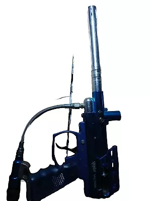 SPYDER Victor Cal-68 Semi-Auto JAVA Dual Trigger Metallic Blue Paintball Gun • $25