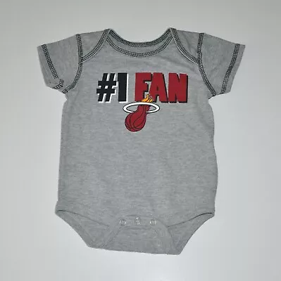 NWOT Miami Heat Boys Infant Baby Bodysuit Creeper Romper (0-3M18M)  • $5.99