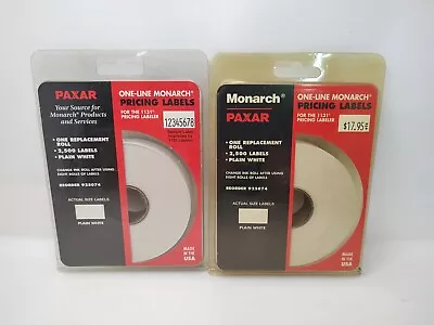 One-Line Monarch Pricing Labels For 1131 Pricing Labeler~2 ROLLS~5000~White~NEW • $18.04