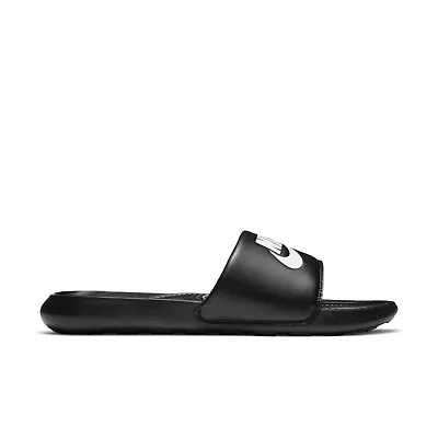 Nike VICTORI ONE Men's All Black CN9675-002 Basic Active Slides • $24.95