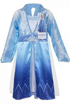 DISNEY FROZEN II 4-6X Elsa Adventure Dress Halloween Costume Dress Up • $16.49