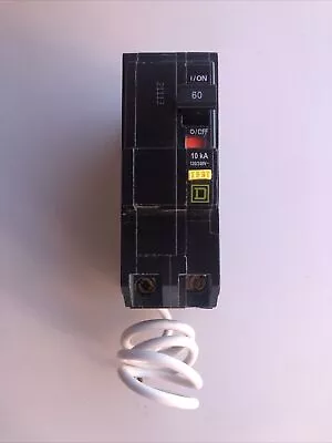 Square AD-910 D 2-Pole 60 Amp Ground Fault Circuit Breaker Untested For Parts • $70