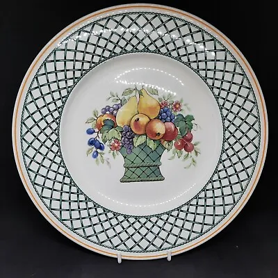 £25.99 • Buy Villeroy & Boch Basket Dinner Plate 10.5  Vitro Porcelain Vintage 1748 Germany