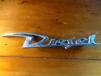 Peugeot 504   Diesel   Chrome Rear EMBLEM • $19.95