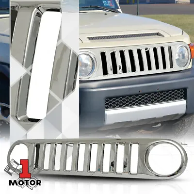 For 2007-2014 Toyota FJ Cruiser {VERTICAL-BAR} Chrome ABS Front Bumper Grille • $27.99
