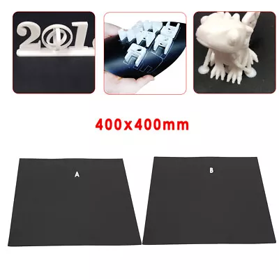 400x400mm Square Build Surface Heat Hot Bed Magnetic Sticker Mat For 3D Printer • $24.70