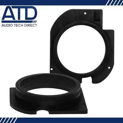 MDF Front Door 165mm 6.5  Speaker Adaptors Rings Collars For Skoda Octavia Mk1 • £19.44