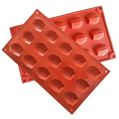 20 Cells Madeleine Cake Mold Shell Shaped Silicone Baking Cookie Biscuit Mold XK • £7.30