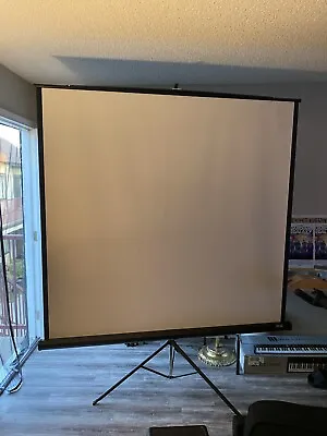 Da-Lite 70x70 Projector Screen With Stand And Carrying Case Local Pickup Incoura • $125