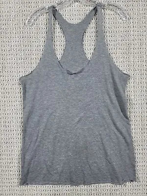 Mossimo Supply Co Womens Gray Ultra Thin Racerback Tank Top Sz XL • $4.99