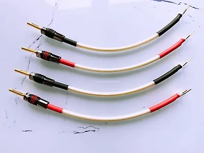 QED REFERENCE XT-400 SPEAKER JUMPER CABLE X4 (Set For Two Speakers) • $93.34