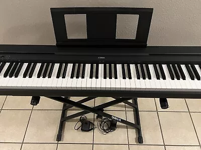 Yamaha P-45 88-Key Weighted-Action Digital Black Piano With Black Stand • $399.99