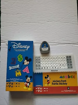 Cricut Art Cartridge Disney Mickey Font Complete Printing Rare Unique • $32