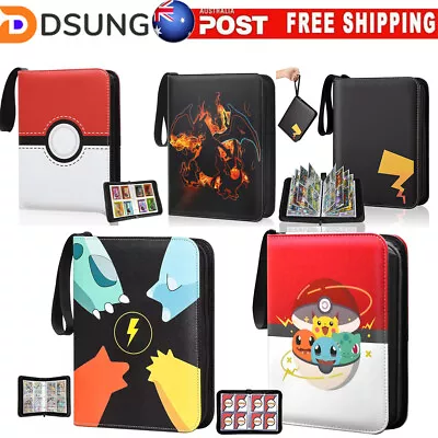 Card Book Holder Binder Album Collection Pocket 400 Trading Pokemon Card Case • $20.90