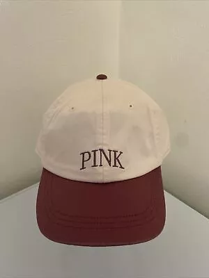 Victoria Secret PINK Ladies Baseball Sport Cap Hat Burgundy Ne🦋 • $16.99