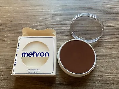 Vintage Mehron Star Blend Cake Powder Makeup Foundation 10c Ebony • $14.95