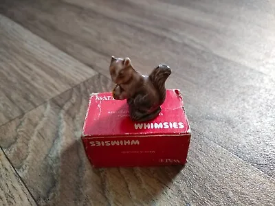 £2 • Buy Wade English Whimsie Set 5 Squirrel 1974. Boxed.