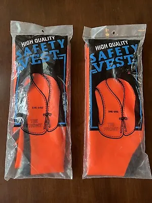 $10.99 • Buy Blaze Orange Hunting Safety Vest Tie Front DH-402