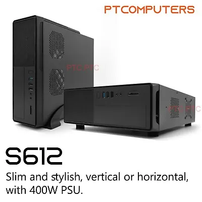 $78 • Buy Slim Desktop PC Case Micro ATX/ITX Computer Case With 400w Power 3x USB Port 