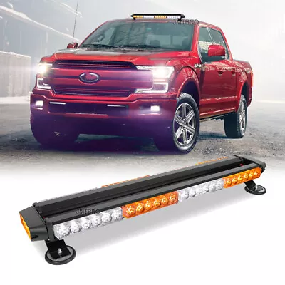 26'' 54 LED Rooftop Double Side Strobe Light Bar Emergency For Ford F-150 F-250 • $75.08