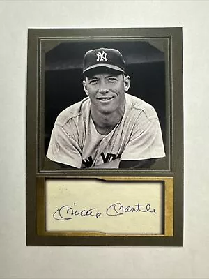 Mickey Mantle - Yankees Legend - Facsimile Autograph • $5.99
