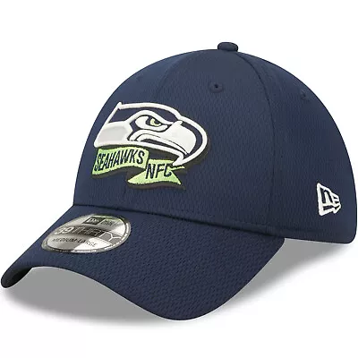 £15 • Buy New Era Seattle Seahawks NFL 39THIRTY Sideline Coach 2022 Baseball Cap - Navy