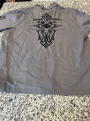 Gray Harley Davidson Mechanics Shirt 2XL Motorcycle  • $39.99