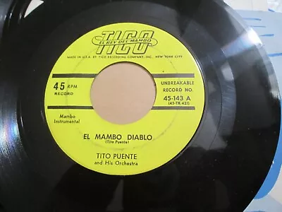 Latin 45 TITO PUENTE El Mambo Diablo ALFREDITO DOING THE MAMBO JACK EX-NM TICO • $15.99