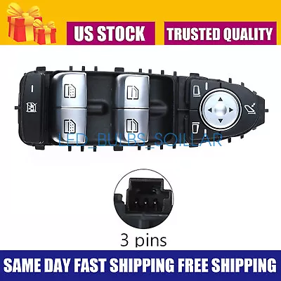 Fits Mercedes Benz C300 GLC300 2229056800 Driver Door Power Window Switch • $36.89